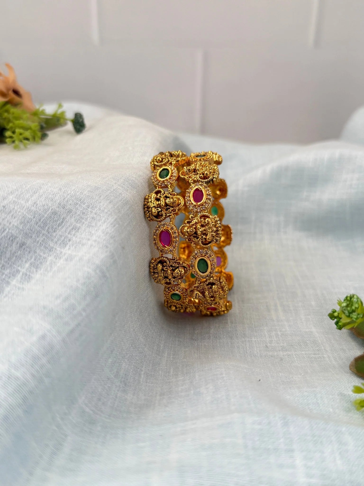 Luxurious Antique Lakshmi Bangles